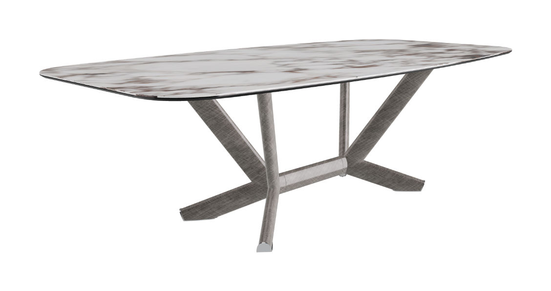 Cattelan Italia Planer Keramik Barrel Shaped Dining Table 200 & 240