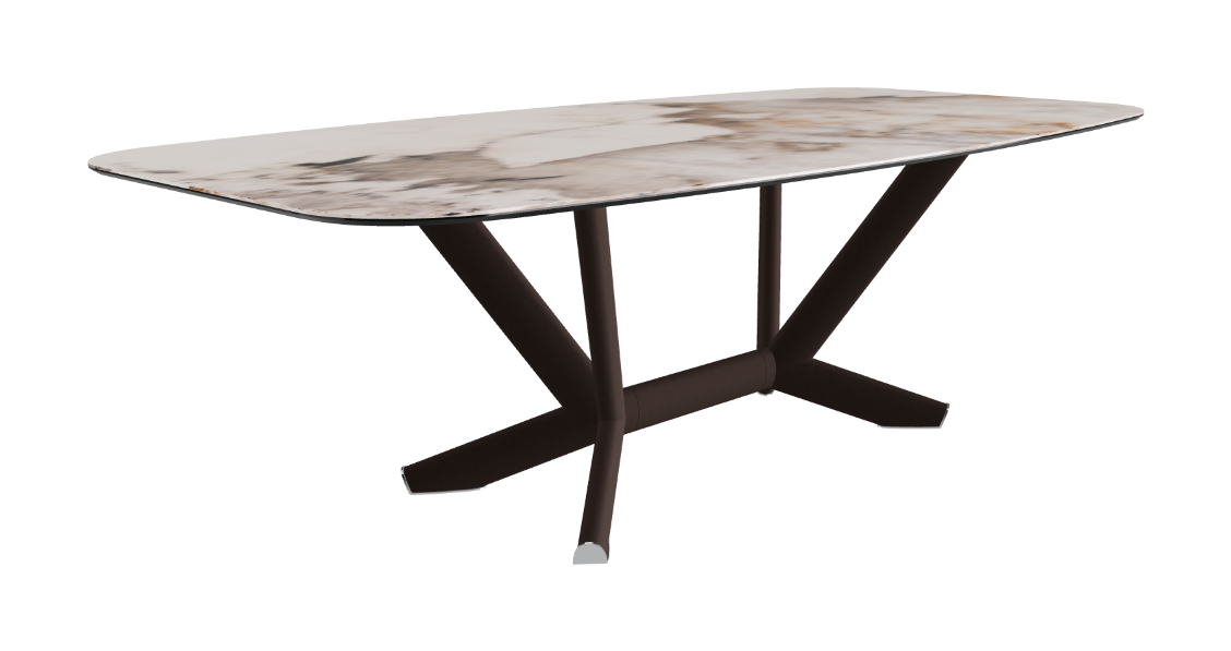 Cattelan Italia Planer Keramik Barrel Shaped Dining Table 200 & 240