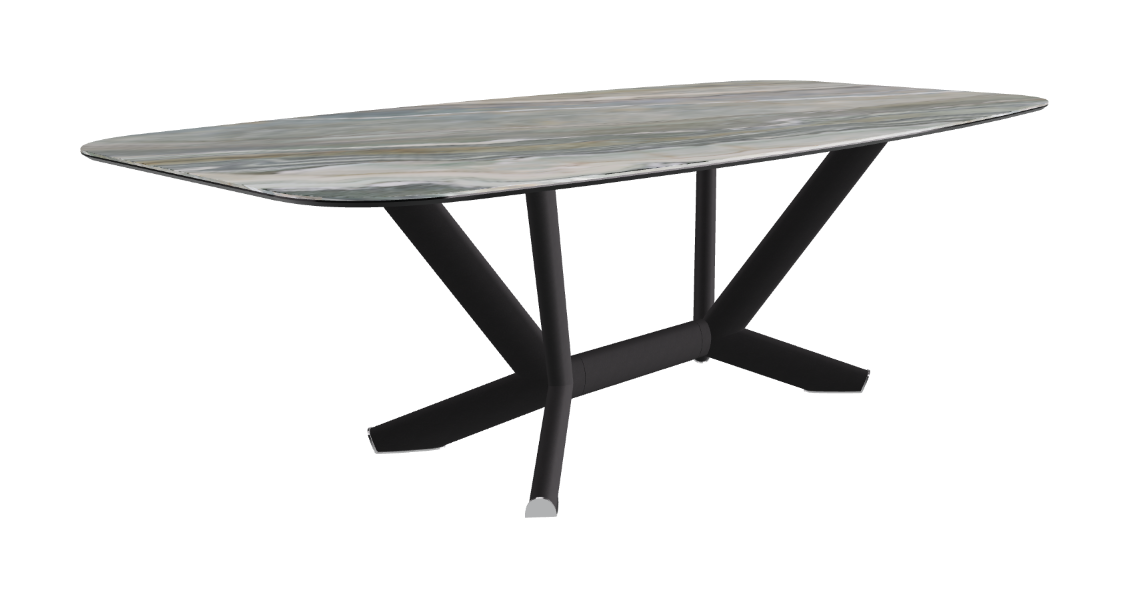 Cattelan Italia Planer Keramik Barrel Shaped Dining Table 200 & 240