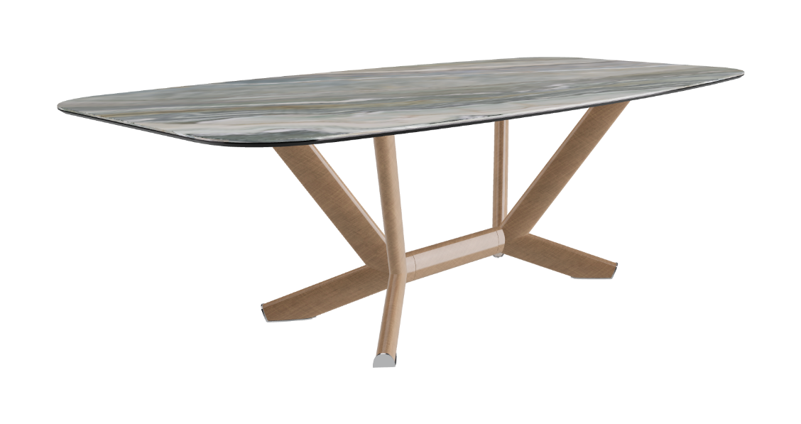 Cattelan Italia Planer Keramik Barrel Shaped Dining Table 200 & 240