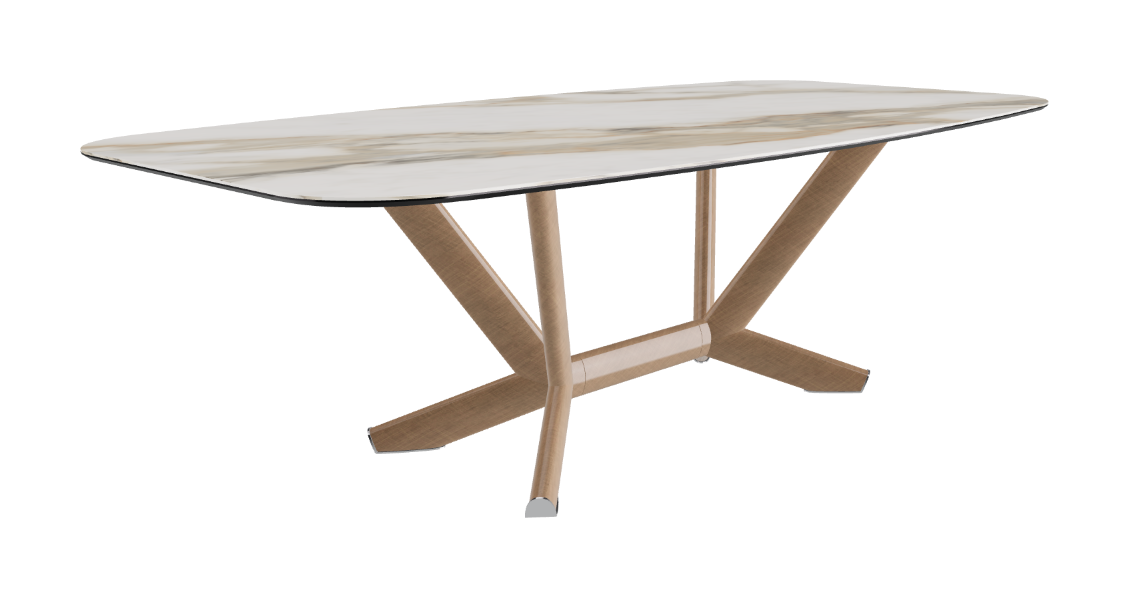 Cattelan Italia Planer Keramik Barrel Shaped Dining Table 200 & 240