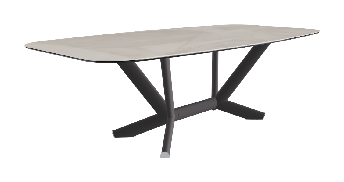 Cattelan Italia Planer Keramik Barrel Shaped Dining Table 200 & 240