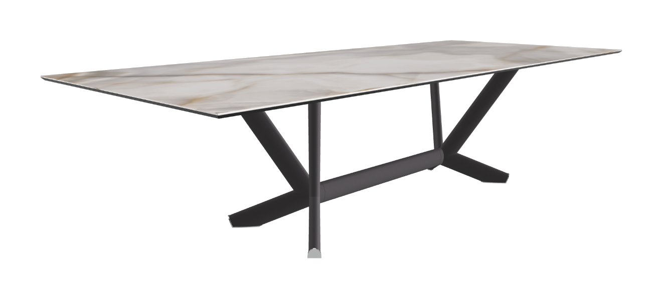 Cattelan Italia Planer Keramik Rectangular & Biscuit Shaped Dining Table 220 & 300