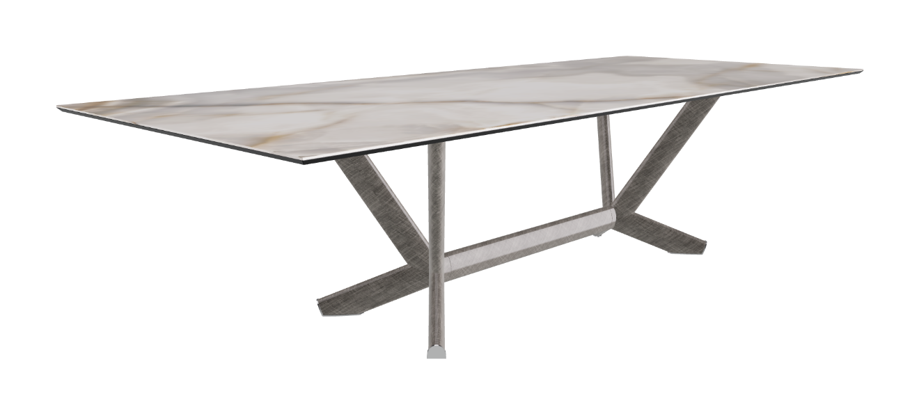 Cattelan Italia Planer Keramik Rectangular & Biscuit Shaped Dining Table 220 & 300