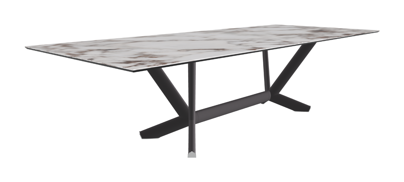 Cattelan Italia Planer Keramik Rectangular & Biscuit Shaped Dining Table 220 & 300