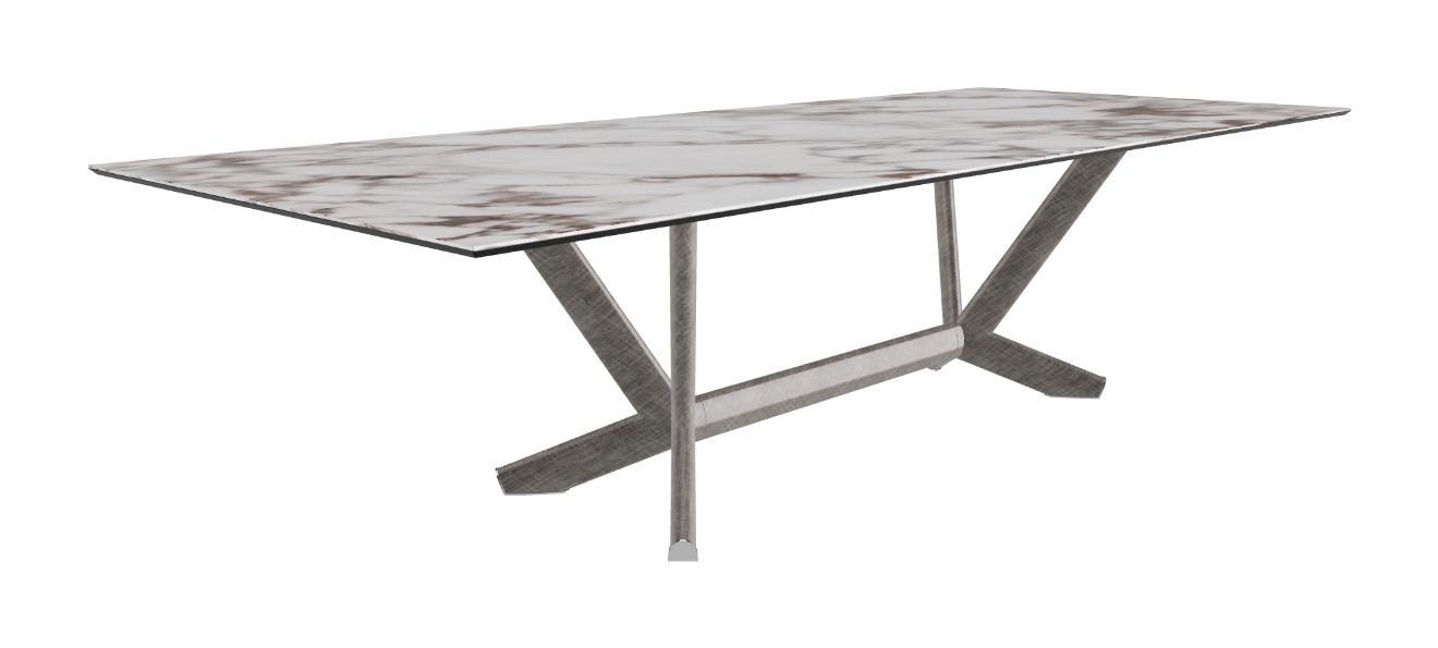 Cattelan Italia Planer Keramik Rectangular & Biscuit Shaped Dining Table 220 & 300