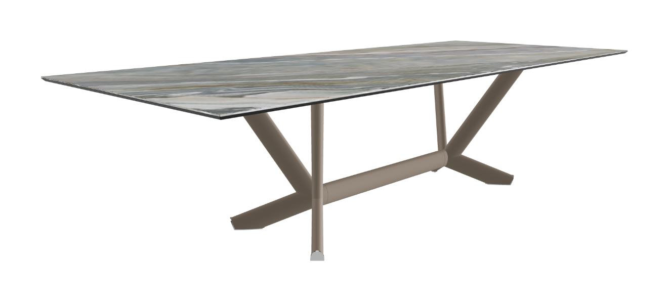 Cattelan Italia Planer Keramik Rectangular & Biscuit Shaped Dining Table 220 & 300