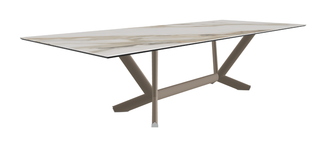 Cattelan Italia Planer Keramik Rectangular & Biscuit Shaped Dining Table 220 & 300