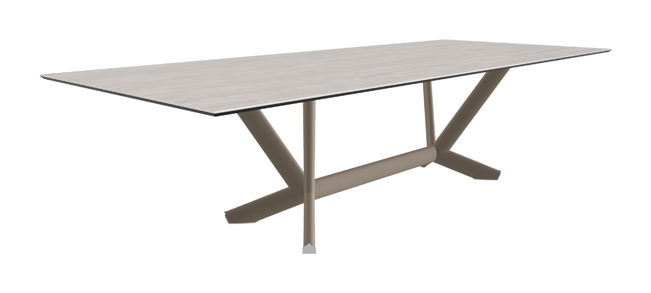 Cattelan Italia Planer Keramik Rectangular & Biscuit Shaped Dining Table 220 & 300