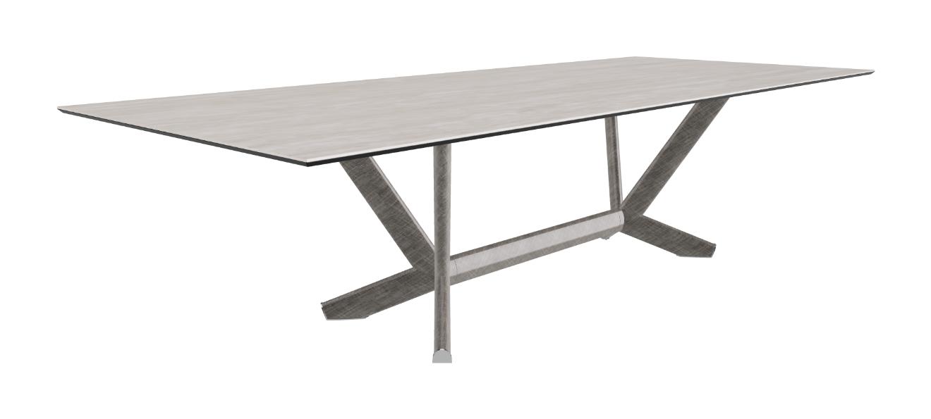 Cattelan Italia Planer Keramik Rectangular & Biscuit Shaped Dining Table 220 & 300