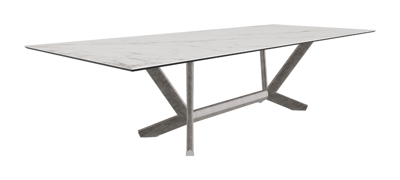 Cattelan Italia Planer Keramik Rectangular & Biscuit Shaped Dining Table 220 & 300