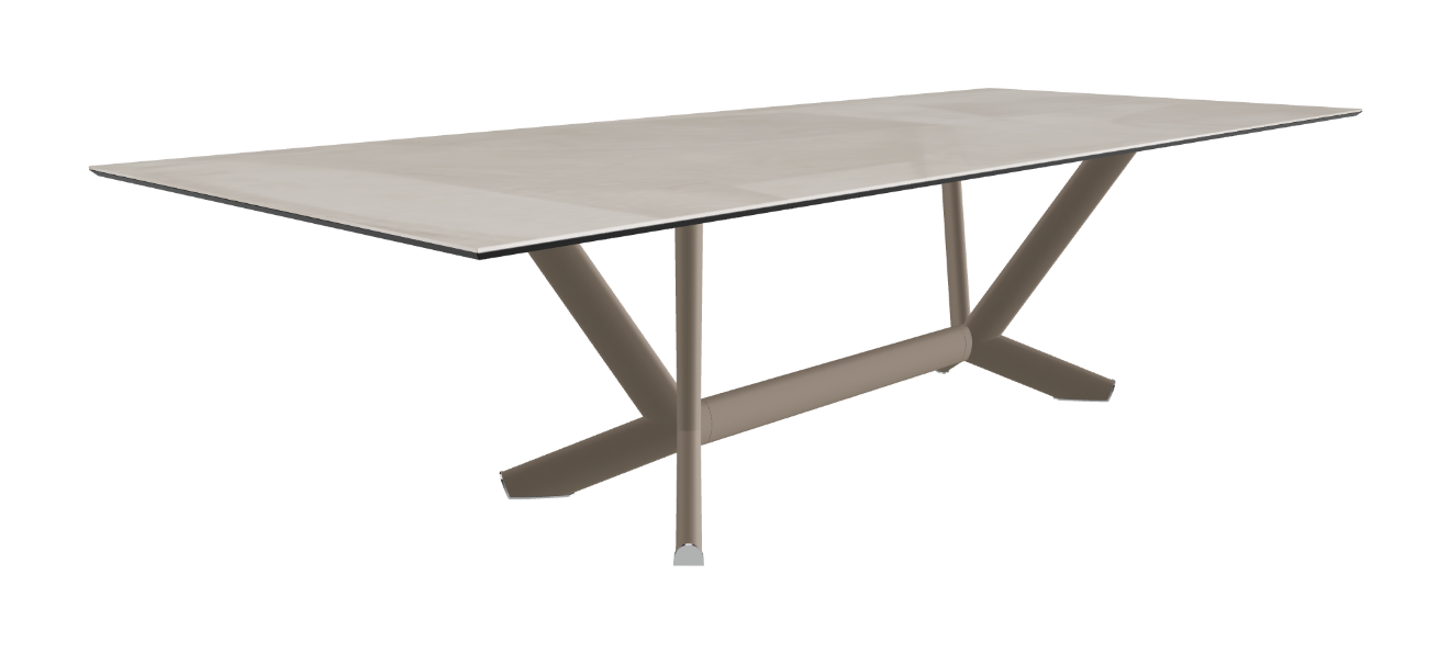 Cattelan Italia Planer Keramik Rectangular & Biscuit Shaped Dining Table 220 & 300