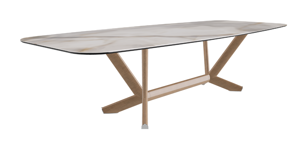 Cattelan Italia Planer Keramik Barrel Shaped Dining Table 300 & 320