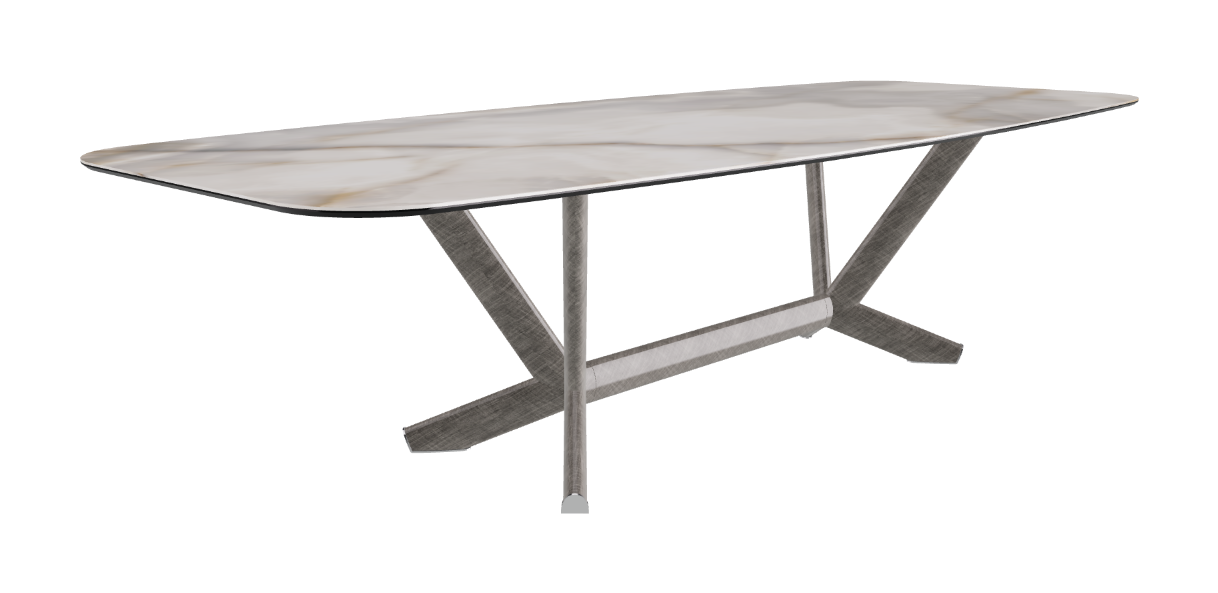 Cattelan Italia Planer Keramik Barrel Shaped Dining Table 300 & 320