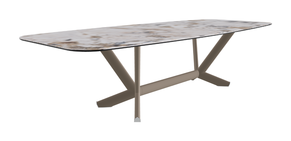 Cattelan Italia Planer Keramik Barrel Shaped Dining Table 300 & 320