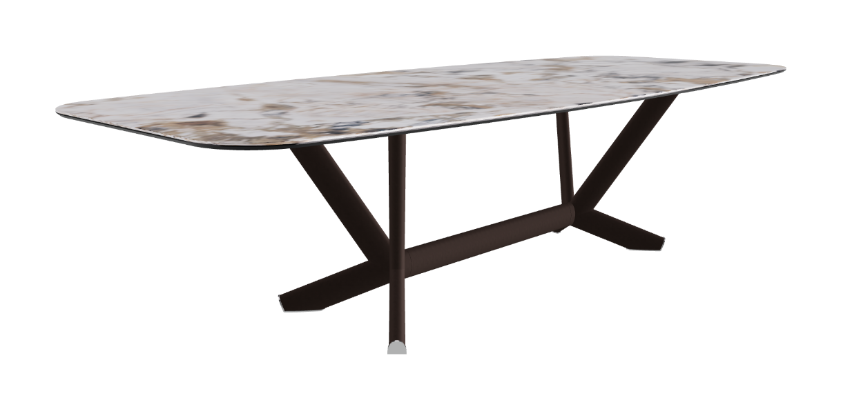 Cattelan Italia Planer Keramik Barrel Shaped Dining Table 300 & 320