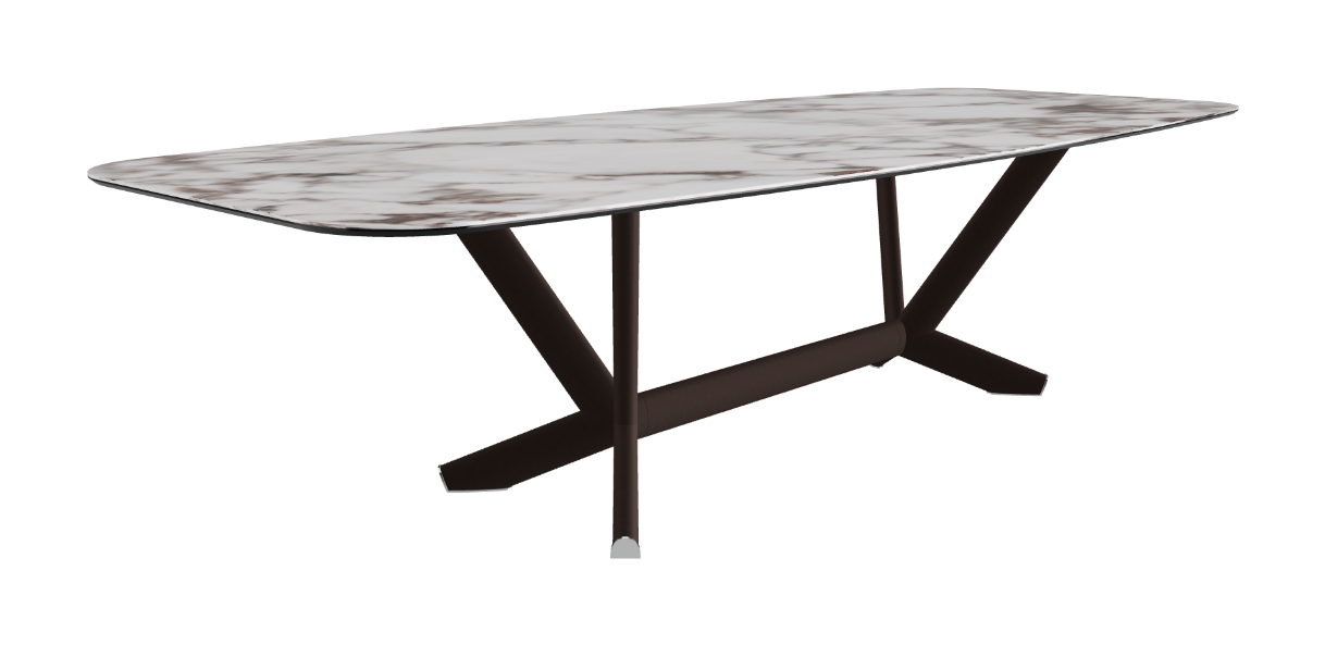 Cattelan Italia Planer Keramik Barrel Shaped Dining Table 300 & 320