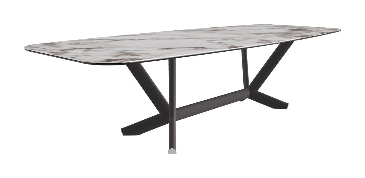 Cattelan Italia Planer Keramik Barrel Shaped Dining Table 300 & 320