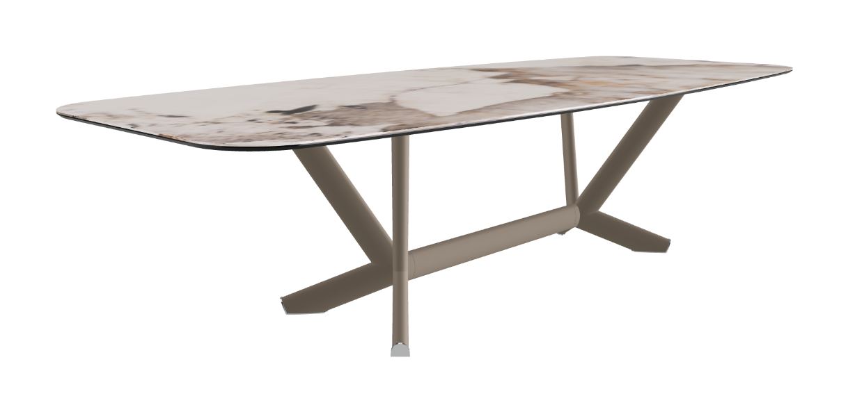 Cattelan Italia Planer Keramik Barrel Shaped Dining Table 300 & 320