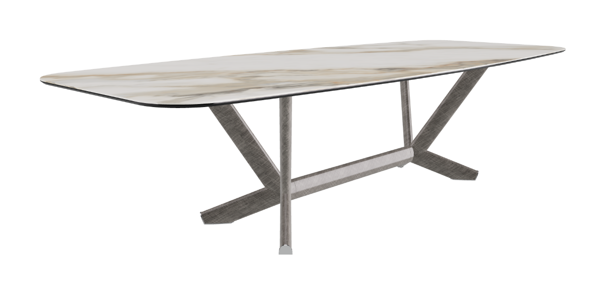 Cattelan Italia Planer Keramik Barrel Shaped Dining Table 300 & 320