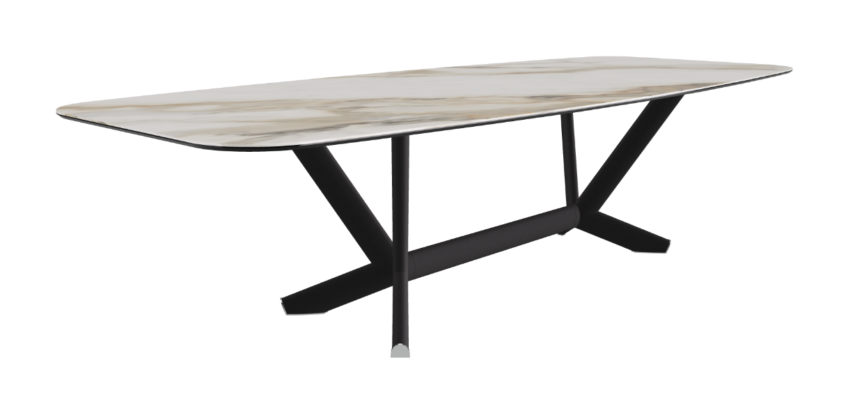 Cattelan Italia Planer Keramik Barrel Shaped Dining Table 300 & 320