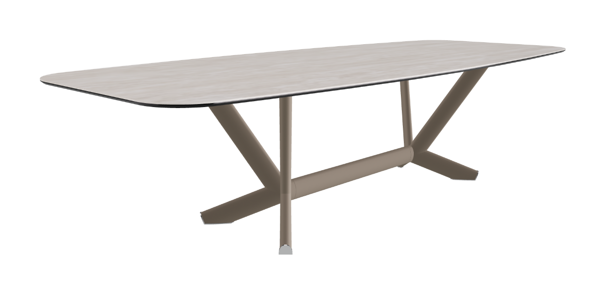 Cattelan Italia Planer Keramik Barrel Shaped Dining Table 300 & 320