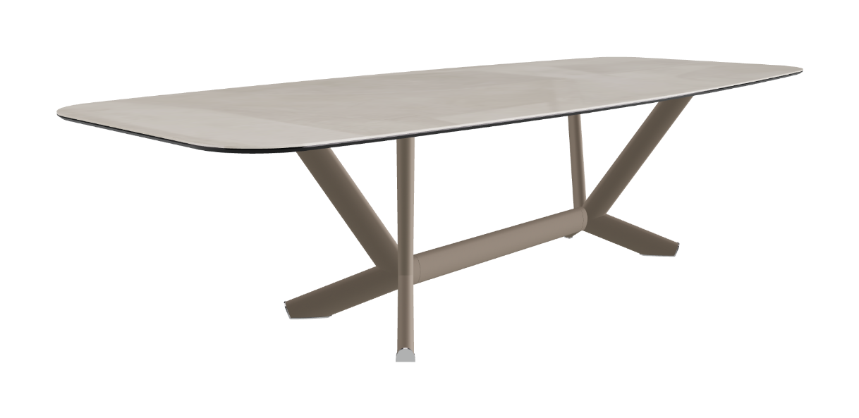 Cattelan Italia Planer Keramik Barrel Shaped Dining Table 300 & 320