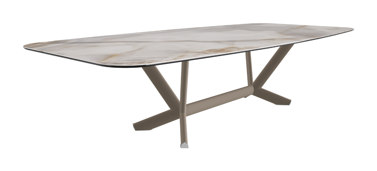 Cattelan Italia Planer Keramik Barrel Shaped Dining Table 300 & 320