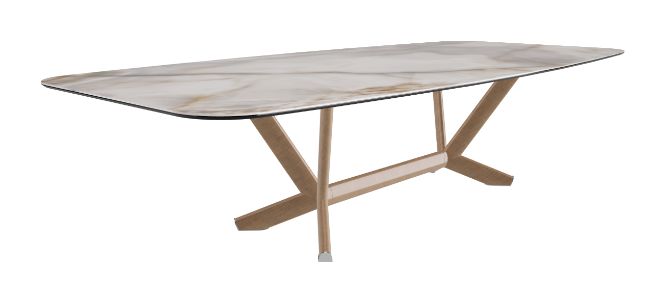 Cattelan Italia Planer Keramik Barrel Shaped Dining Table 300 & 320