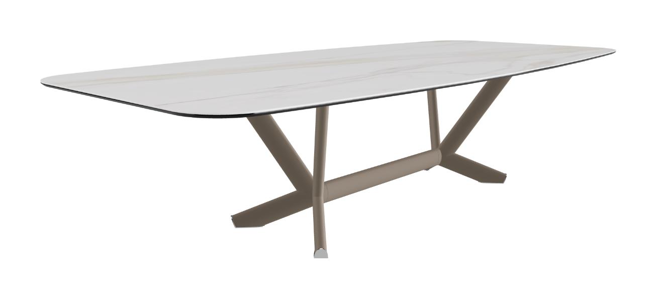 Cattelan Italia Planer Keramik Barrel Shaped Dining Table 300 & 320