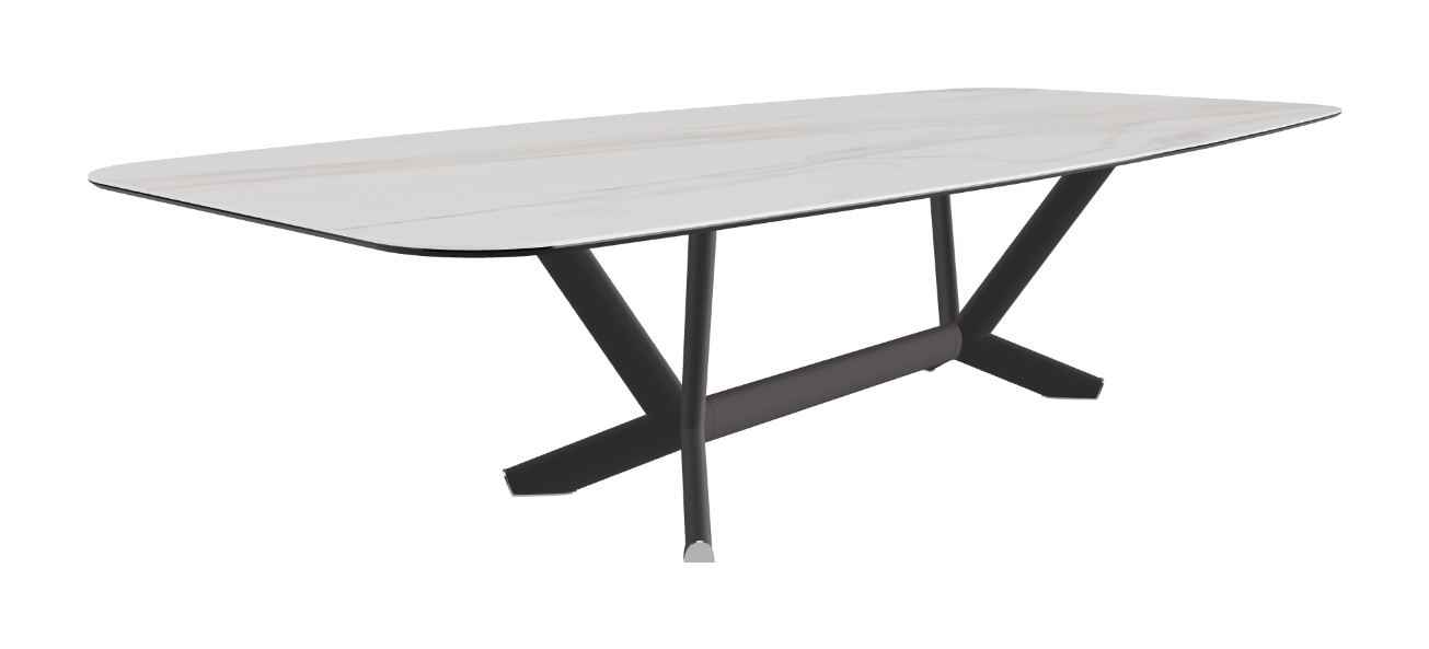 Cattelan Italia Planer Keramik Barrel Shaped Dining Table 300 & 320