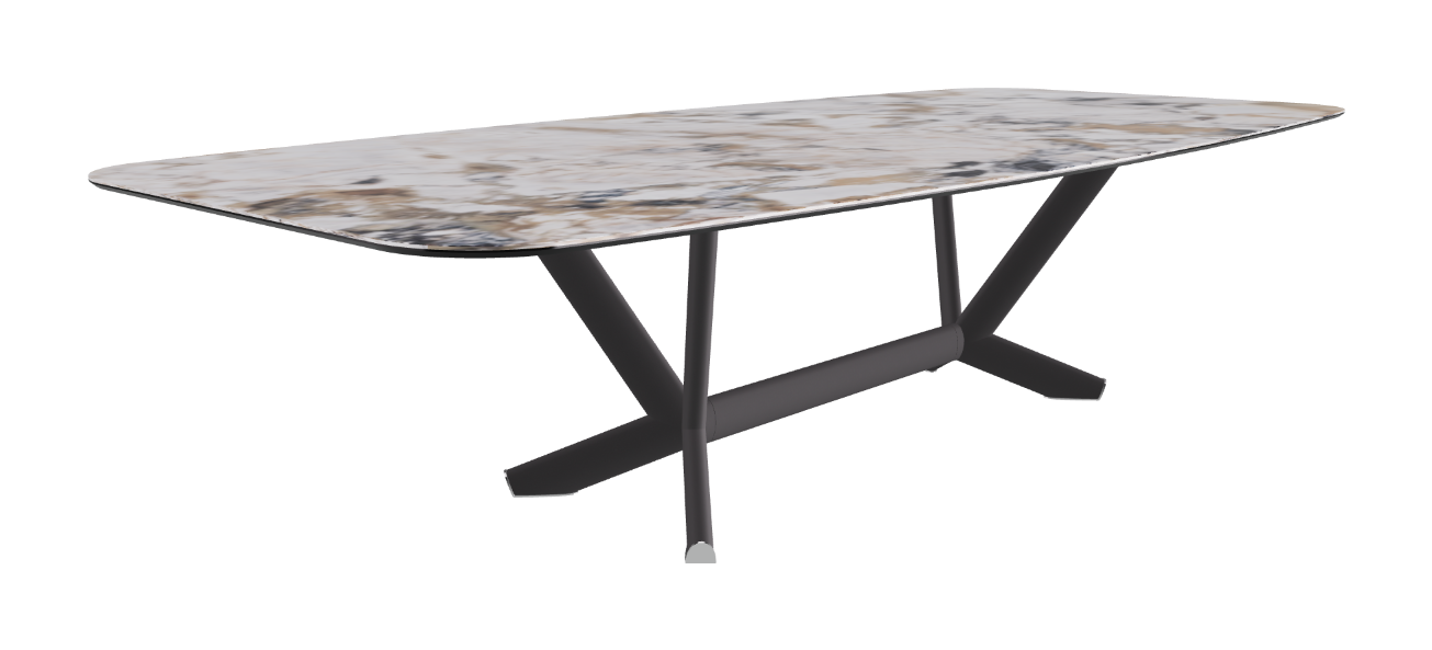 Cattelan Italia Planer Keramik Barrel Shaped Dining Table 300 & 320