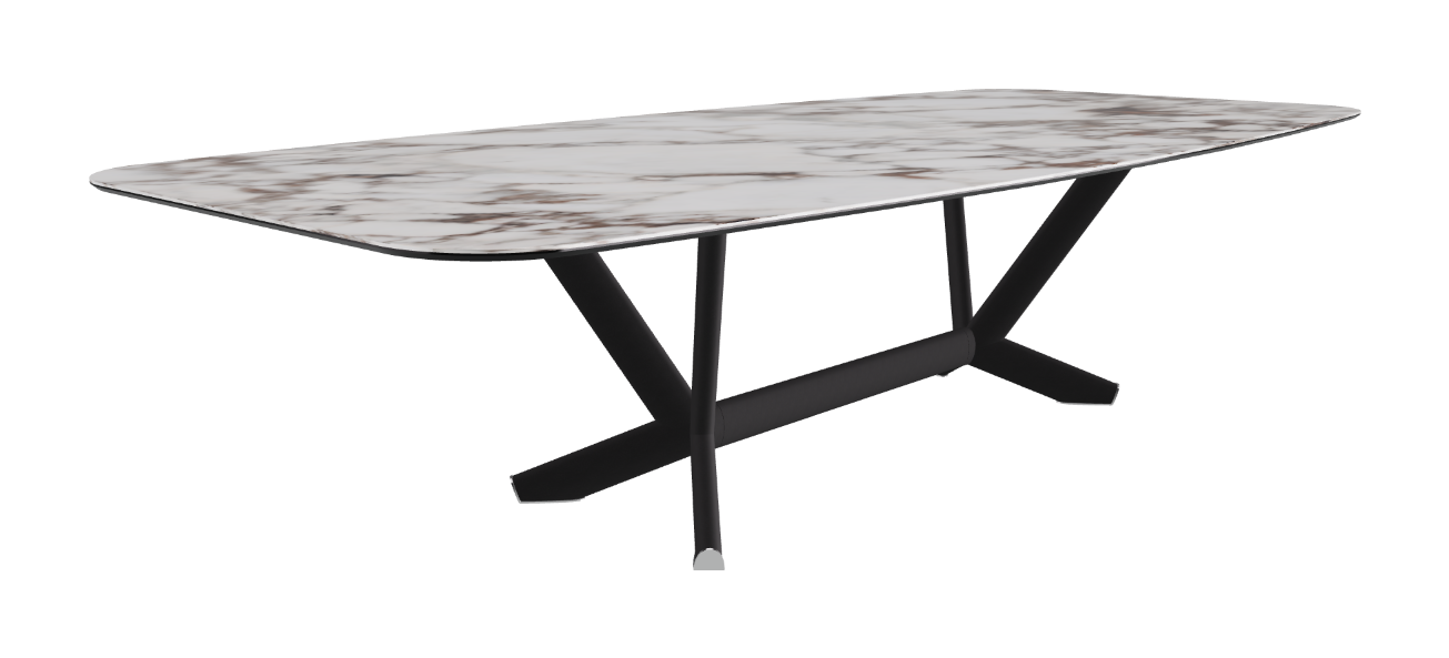 Cattelan Italia Planer Keramik Barrel Shaped Dining Table 300 & 320