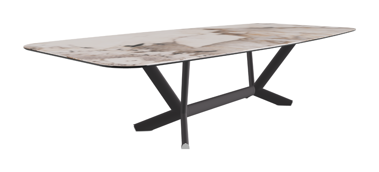Cattelan Italia Planer Keramik Barrel Shaped Dining Table 300 & 320