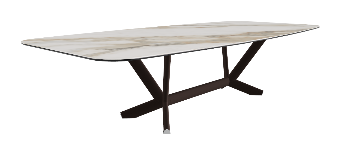 Cattelan Italia Planer Keramik Barrel Shaped Dining Table 300 & 320