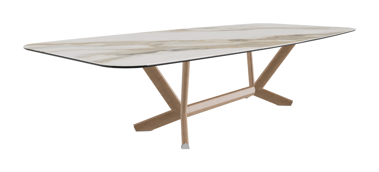 Cattelan Italia Planer Keramik Barrel Shaped Dining Table 300 & 320