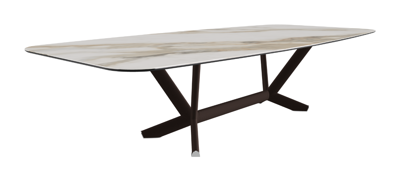 Cattelan Italia Planer Keramik Barrel Shaped Dining Table 300 & 320