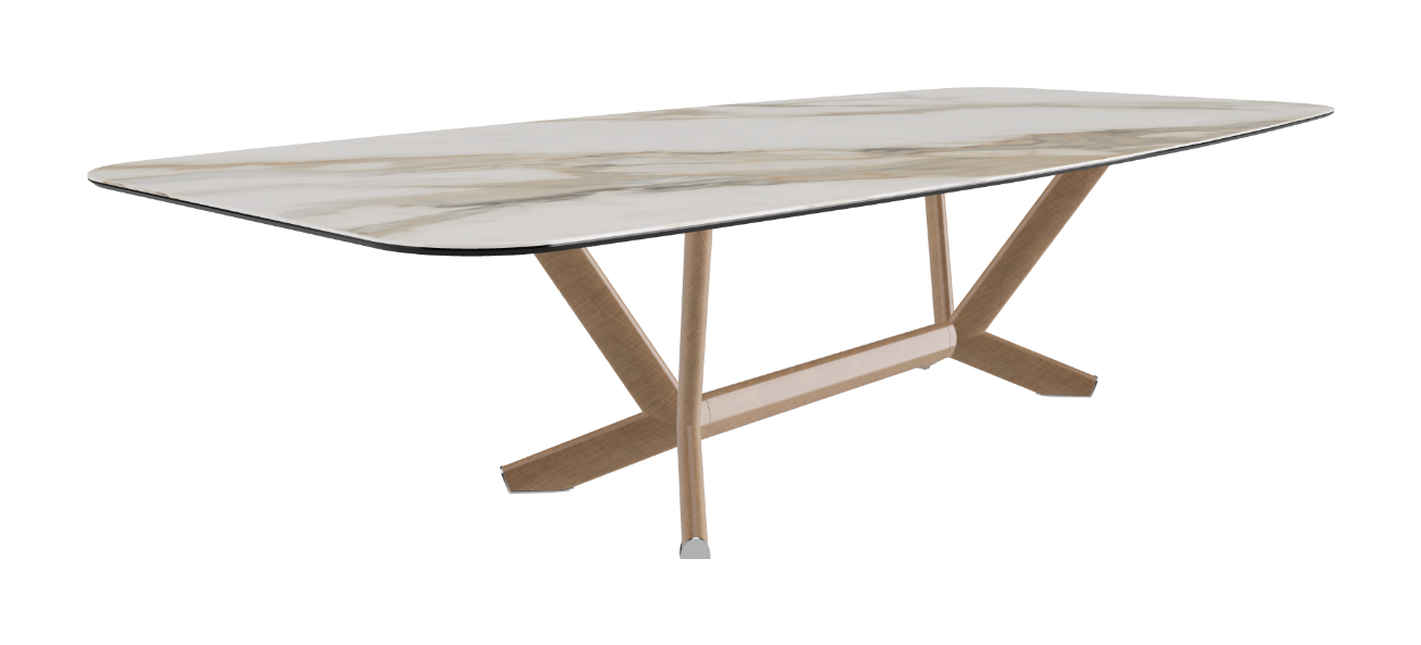 Cattelan Italia Planer Keramik Barrel Shaped Dining Table 300 & 320