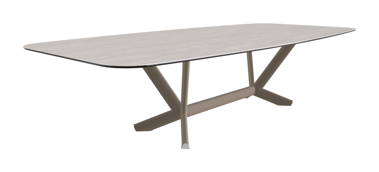 Cattelan Italia Planer Keramik Barrel Shaped Dining Table 300 & 320