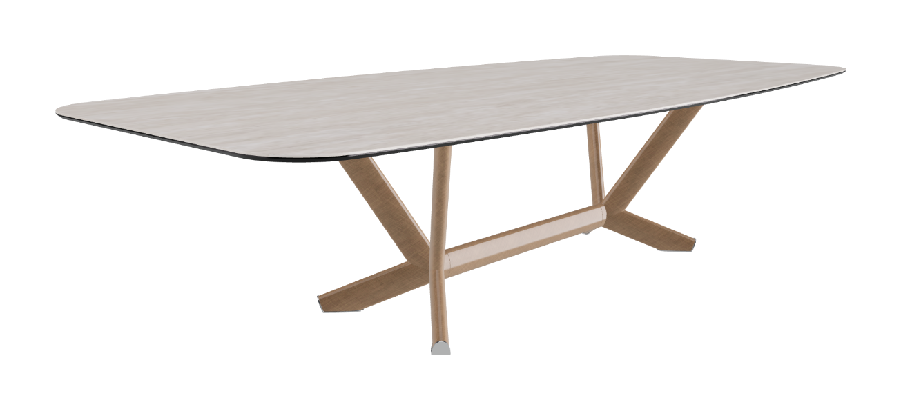 Cattelan Italia Planer Keramik Barrel Shaped Dining Table 300 & 320