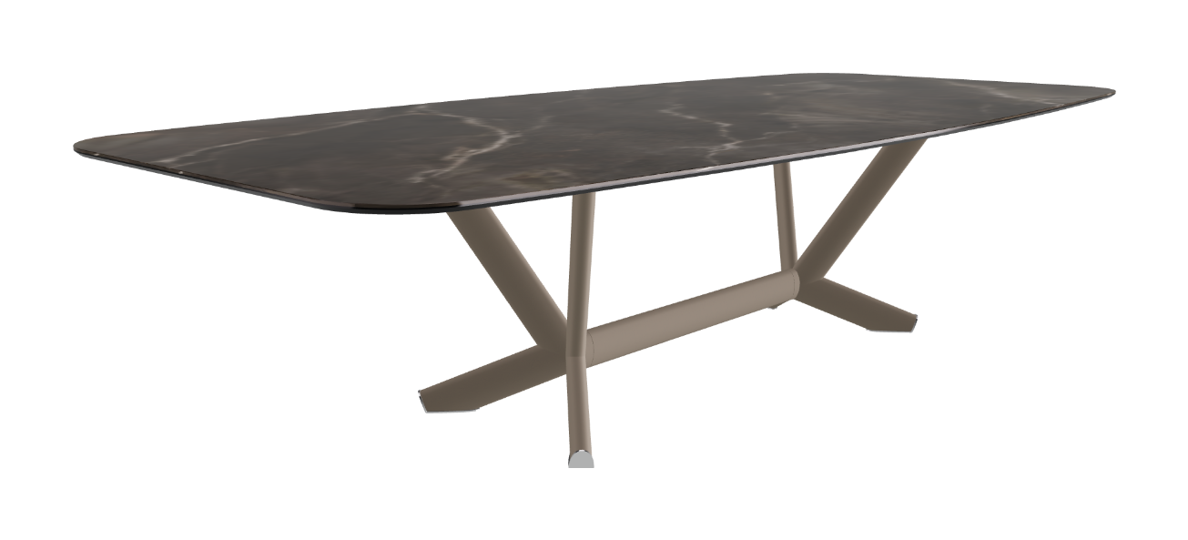 Cattelan Italia Planer Keramik Barrel Shaped Dining Table 300 & 320