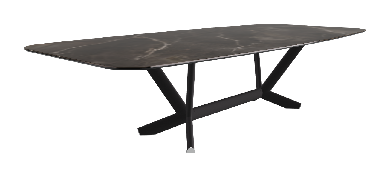 Cattelan Italia Planer Keramik Barrel Shaped Dining Table 300 & 320