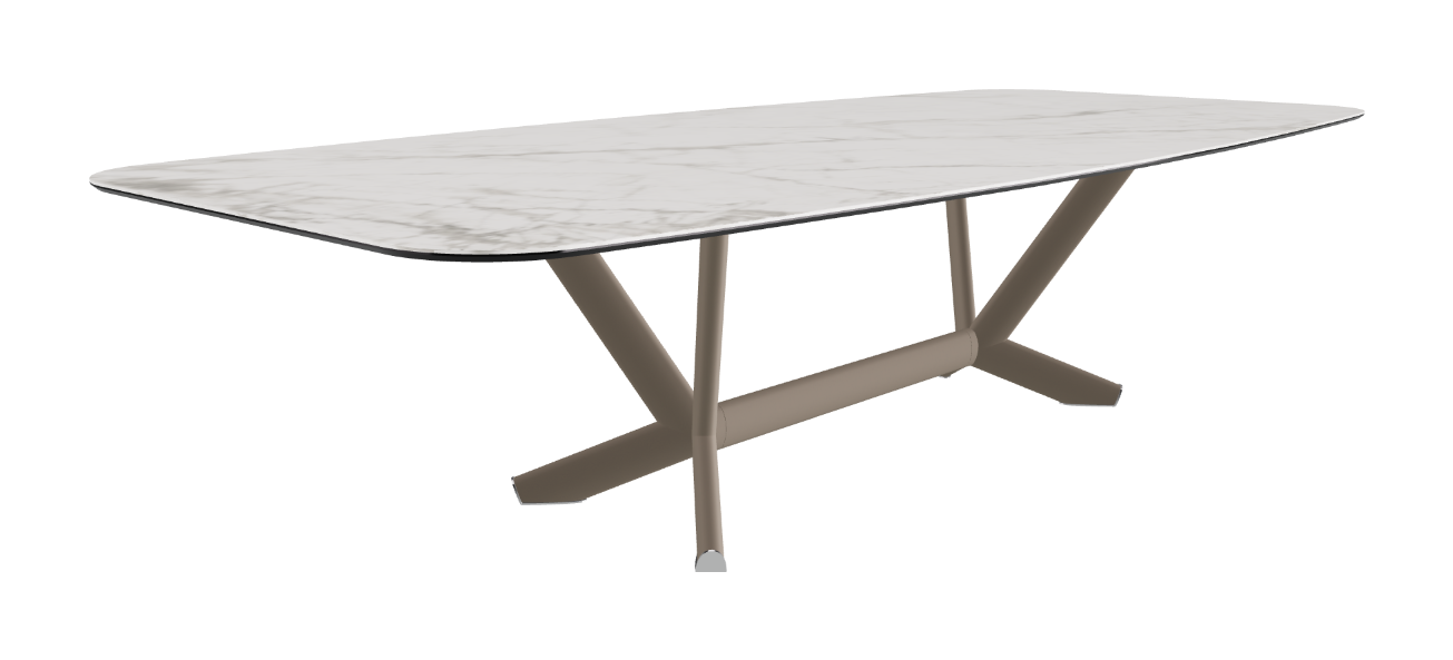 Cattelan Italia Planer Keramik Barrel Shaped Dining Table 300 & 320