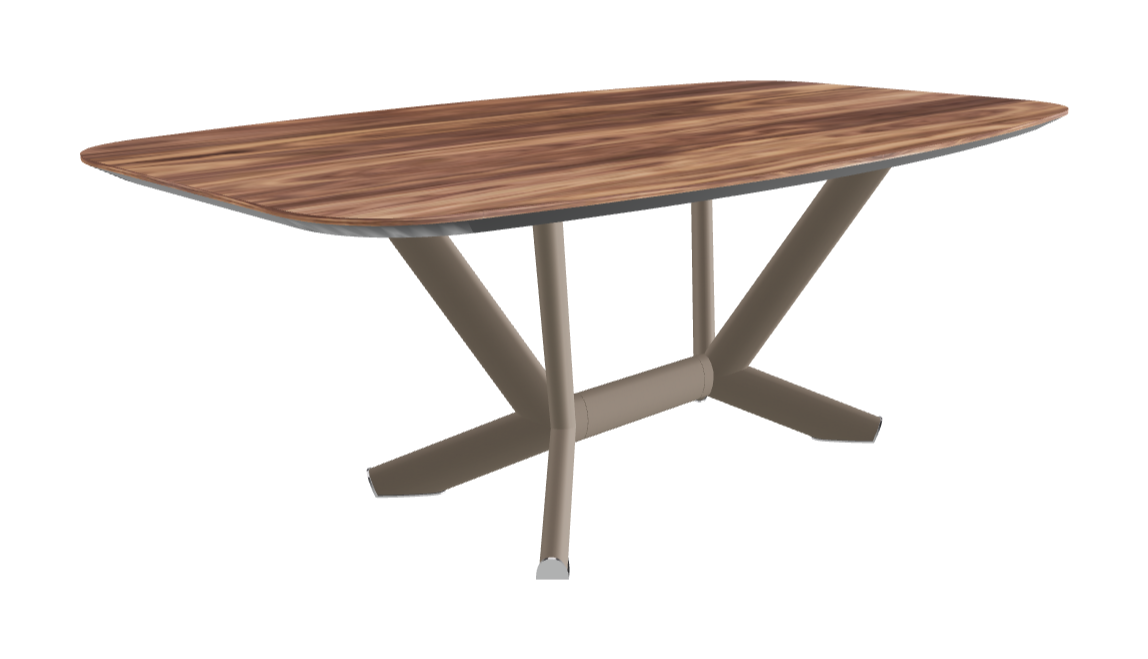 Cattelan Italia Planer Wood Barrel-Shaped Dining Table