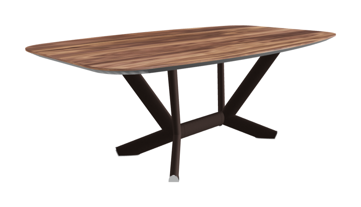 Cattelan Italia Planer Wood Barrel-Shaped Dining Table