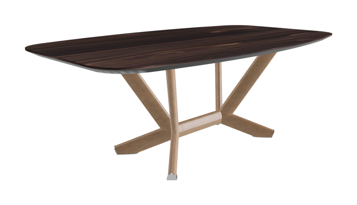 Cattelan Italia Planer Wood Barrel-Shaped Dining Table