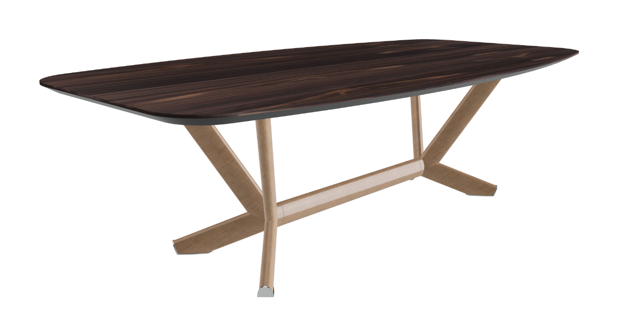 Cattelan Italia Planer Wood Barrel-Shaped Dining Table