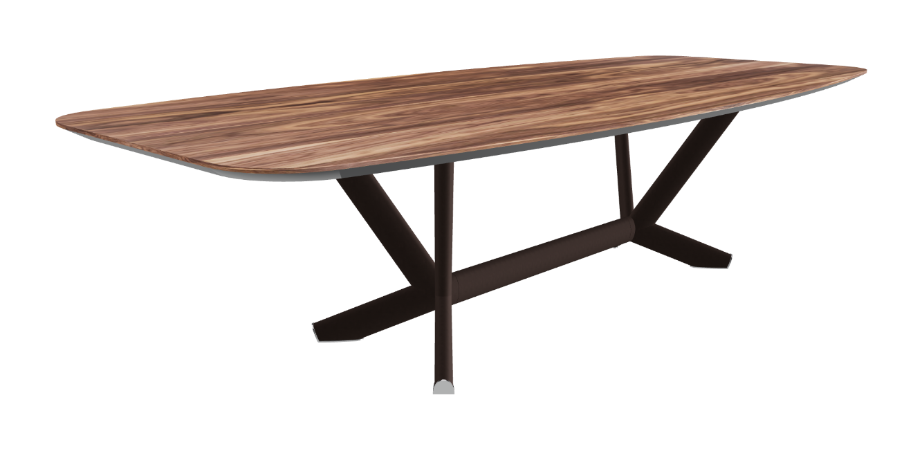 Cattelan Italia Planer Wood Barrel-Shaped Dining Table