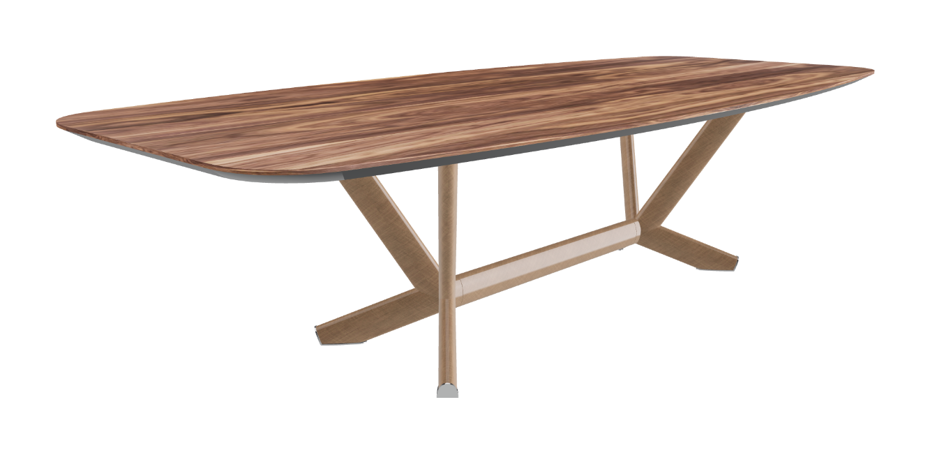 Cattelan Italia Planer Wood Barrel-Shaped Dining Table