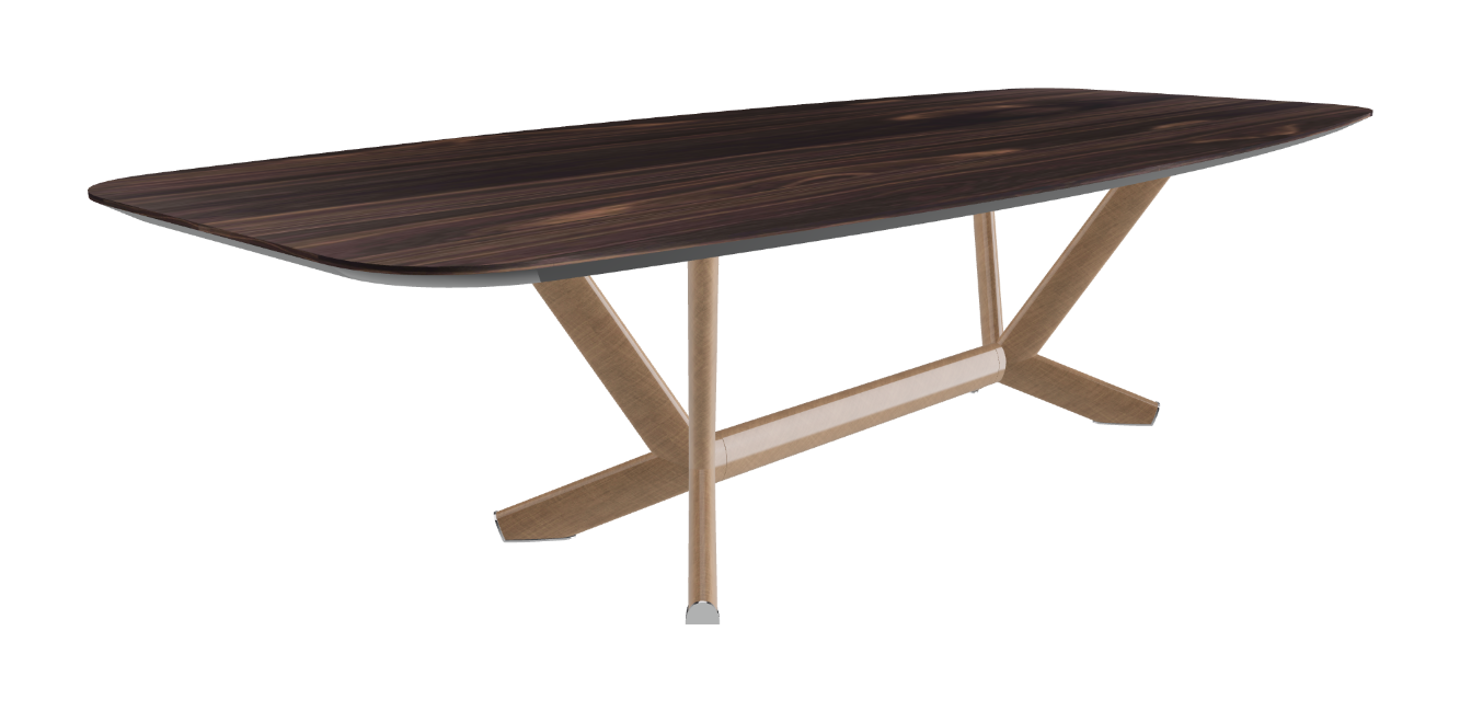 Cattelan Italia Planer Wood Barrel-Shaped Dining Table